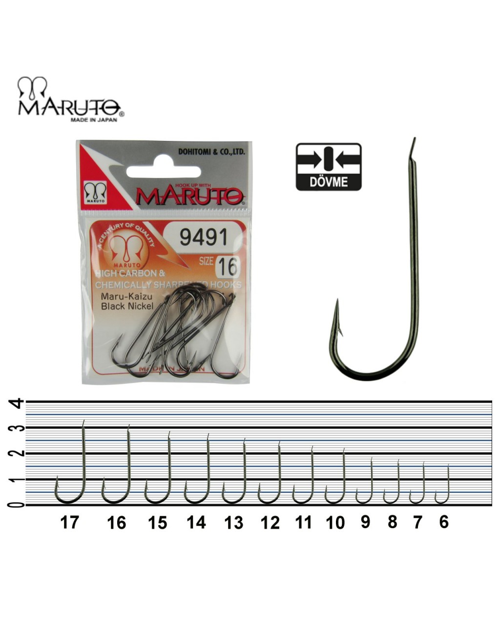 Maruto 9491 Bn Düz İğne # 17 (11)